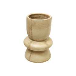 Wazon betonowy ceramiczny Kremowy Beżowy Boho 26cm